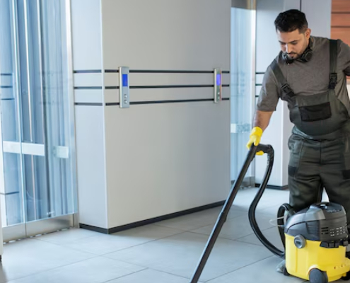 Commercial cleaning in CT for office buildings include daily vacuuming for high traffic areas.