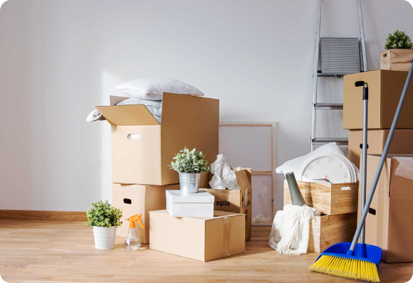 Get your security deposit back with our move-out cleaning in CT. Fast, efficient clean-up services for moving.