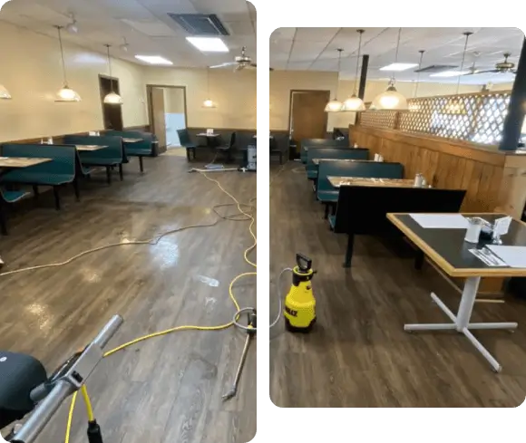 Eco-friendly cleaning in CT for businesses including restaurants. Cleaners in Connecticut use advanced technology for a spotless clean.