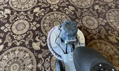 Weekly floor care in CT as part of regular scheduled cleaning.